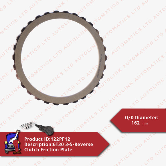 6T30 3-5-Reverse Clutch Friction Plate