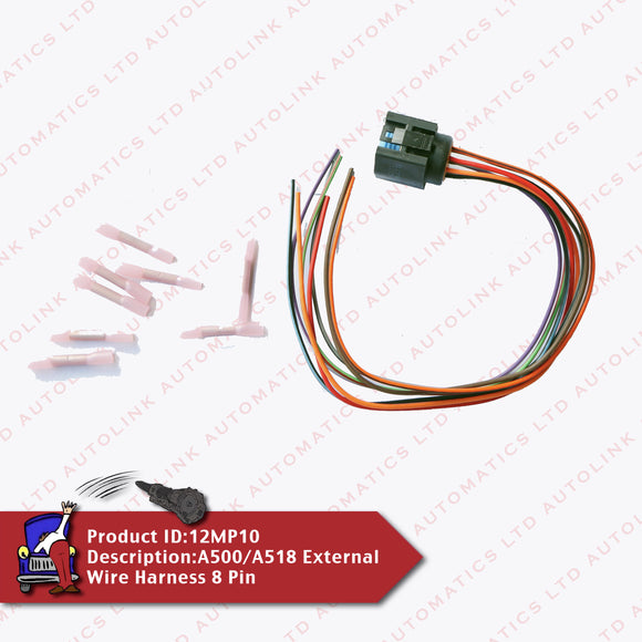 A500/A518 External Wire Harness 8 Pin