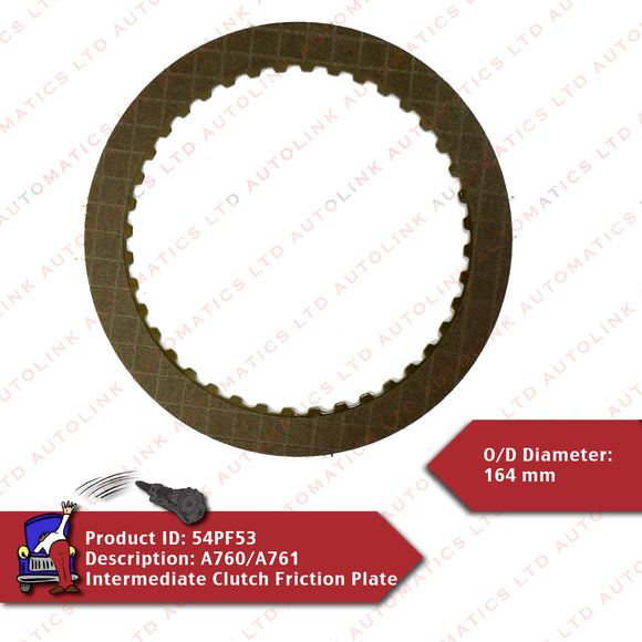 A760/A761 Intermediate Clutch Friction Plate