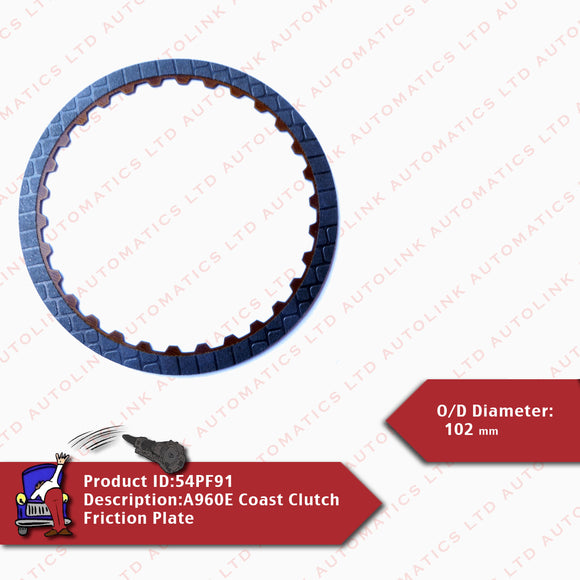 A960E Coast Clutch Friction Plate