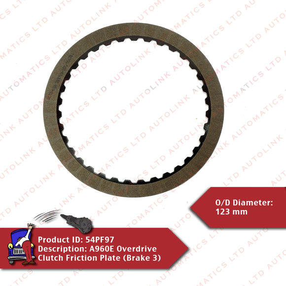 A960E Overdrive Clutch Friction Plate (Brake 3)