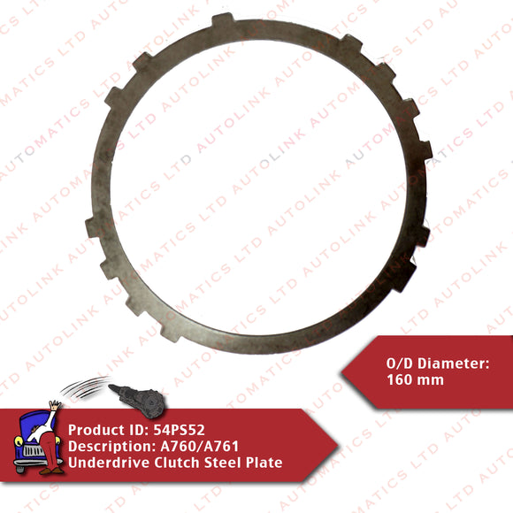 A760/A761 Underdrive Clutch Steel Plate