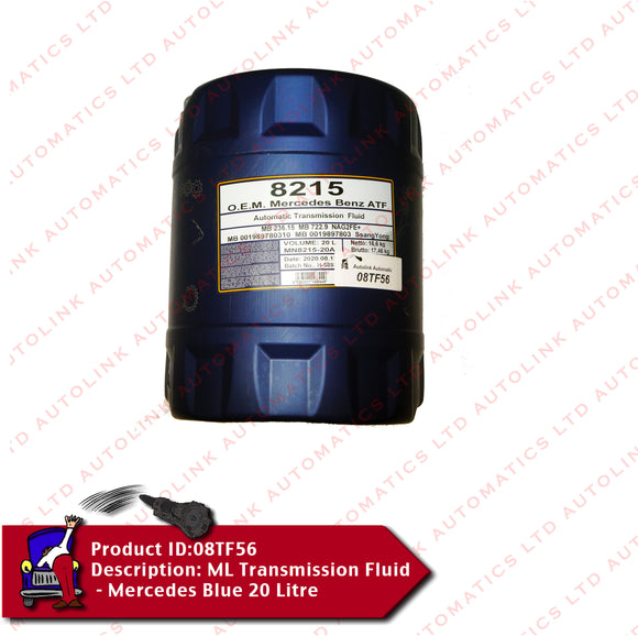 ML Transmission Fluid - Mercedes Blue 20 Litre