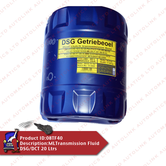 MLTransmission Fluid DSG/DCT 20 Ltrs