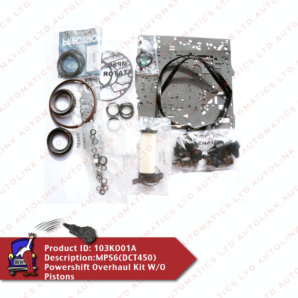 MPS6(DCT450) Powershift Overhaul Kit W/O Pistons