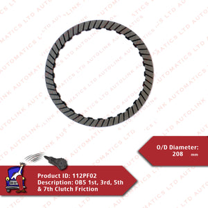 OB5 1st, 3rd, 5th & 7th Clutch Friction