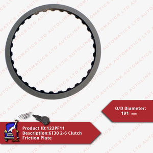 6T30 2-6 Clutch Friction Plate