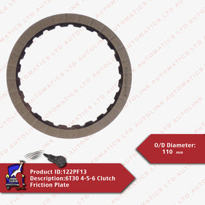 6T30 4-5-6 Clutch Friction Plate