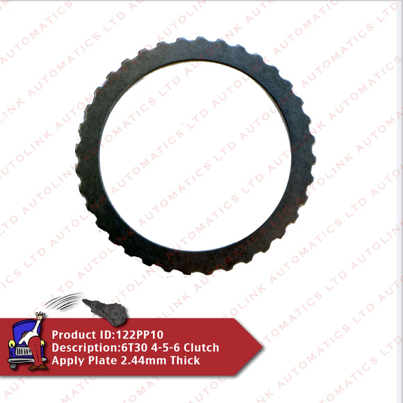 6T30 4-5-6 Clutch Apply Plate 2.44mm Thick