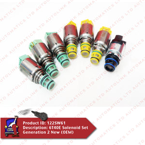 6T40E Solenoid Set Generation 2 New (OEM)