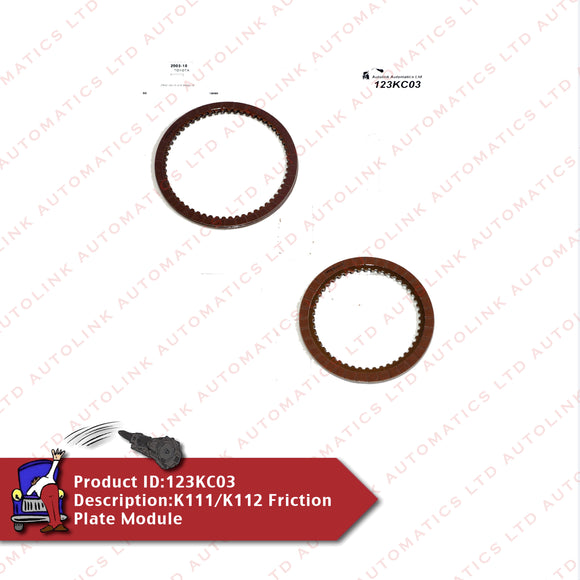 K111/K112 Friction Plate Module