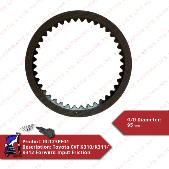 Toyota CVT K310/K311/K312 Forward Input Friction