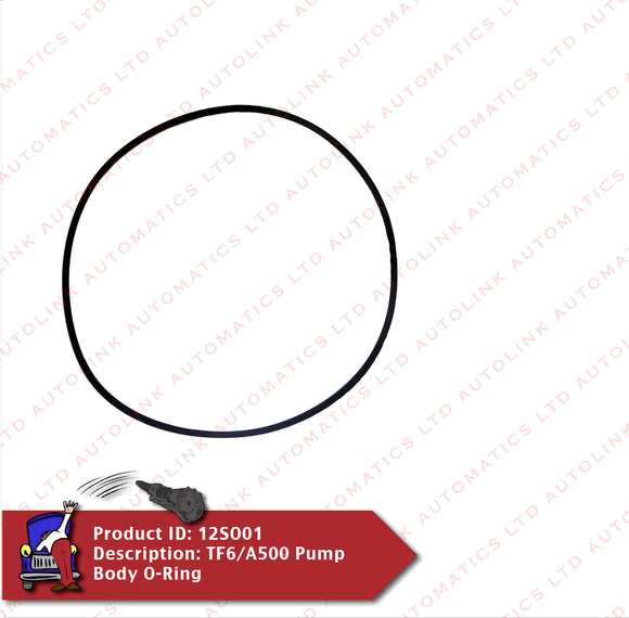 TF6/A500 Pump Body O-Ring