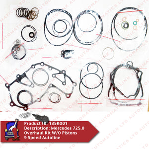 Mercedes 725.0 Overhaul Kit W/O Pistons 9 Speed Autoline