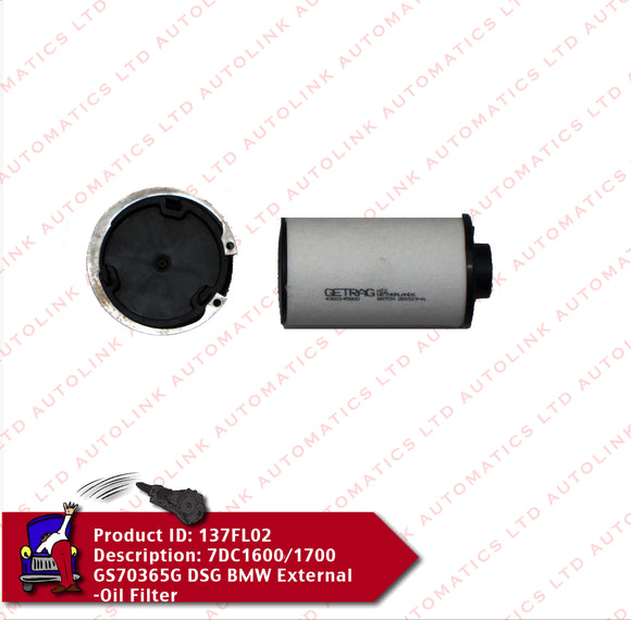 7DC1600/1700 GS70365G DSG BMW External Oil Filter