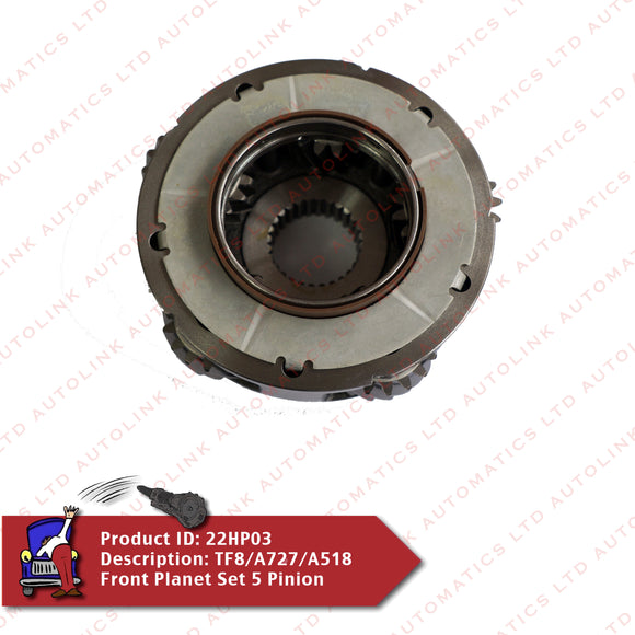 TF8/A727/A518 Front Planet Set 5 Pinion