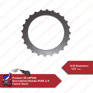 Honda PX4B 2/4 Clutch Steel 120mm O/D 2.3mm Thick