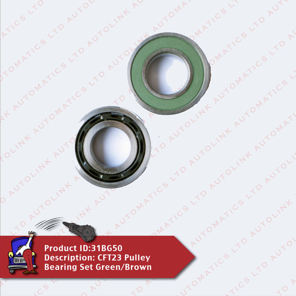 CFT23 Pulley Bearing Set Green/Brown