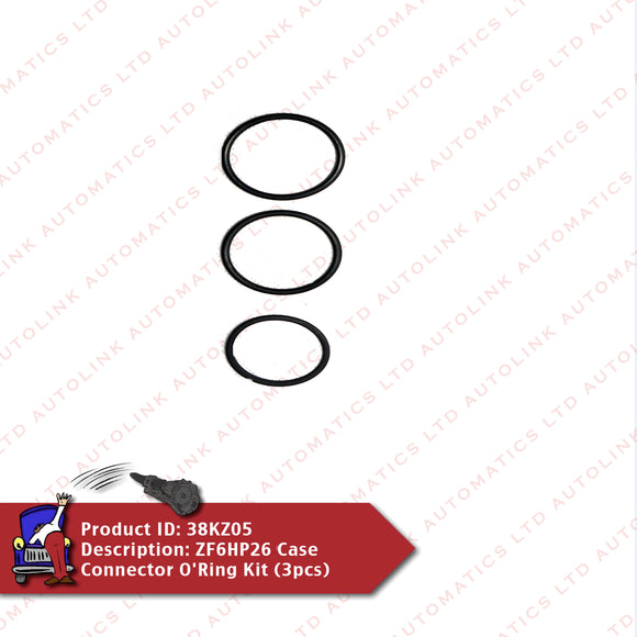 ZF6HP26 Case Connector O'Ring Kit (3pcs)