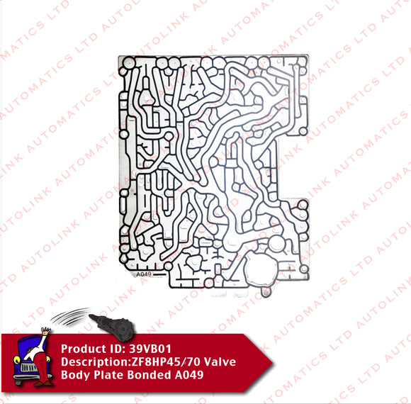 ZF8HP45/70 Valve Body Plate Bonded A049