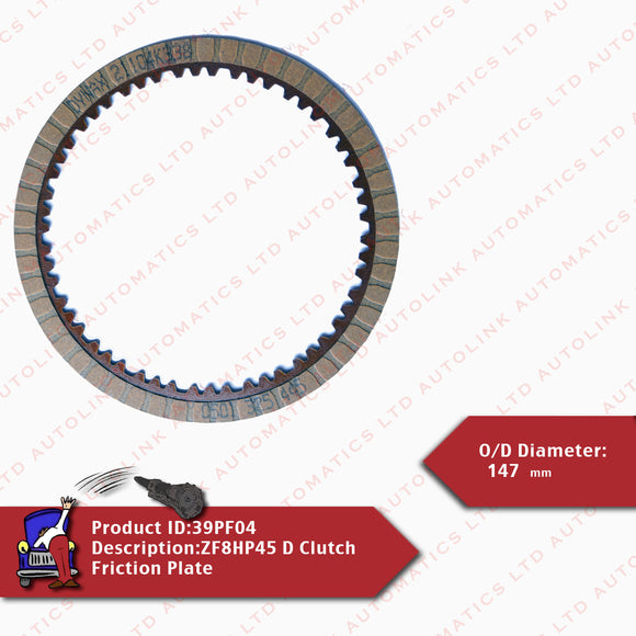 ZF8HP45 D Clutch Friction Plate