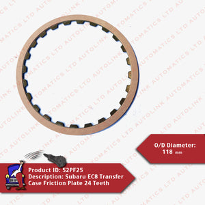 Subaru EC8 Transfer Case Friction Plate 24 Teeth