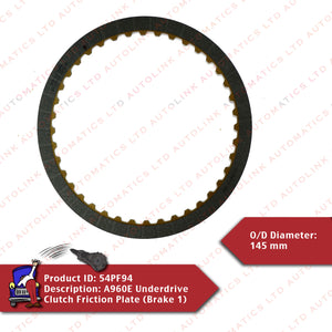 A960E Underdrive Clutch Friction Plate (Brake 1)