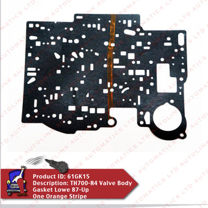 TH700-R4 Valve Body Gasket Lowe 87-Up One Orange Stripe