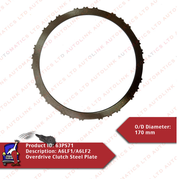 A6LF1/A6LF2 Overdrive Clutch Steel Plate