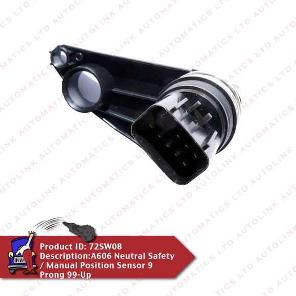 A606 Neutral Safety / Manual Position Sensor 9 Prong 99-Up