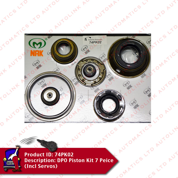 DPO Piston Kit 7 Peice (Incl Servos)