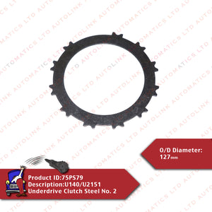 U140/U2151 Underdrive Clutch Steel No. 2