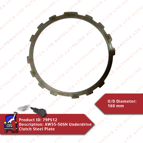 AW55-50SN Underdrive Clutch Steel Plate