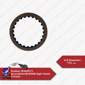 RL4F04B High Clutch Friction